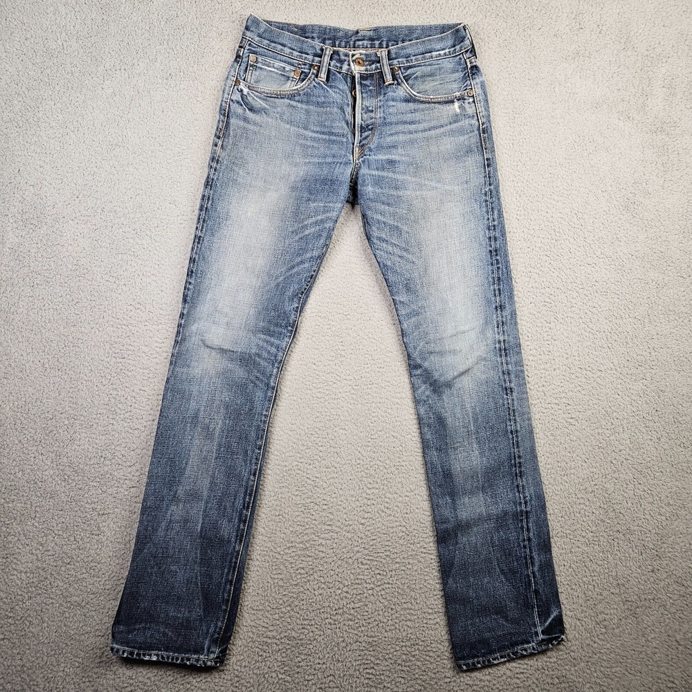 NSF Men's Straight Fit Blue Casual Cotton Jean Size 31X33 Made In USA